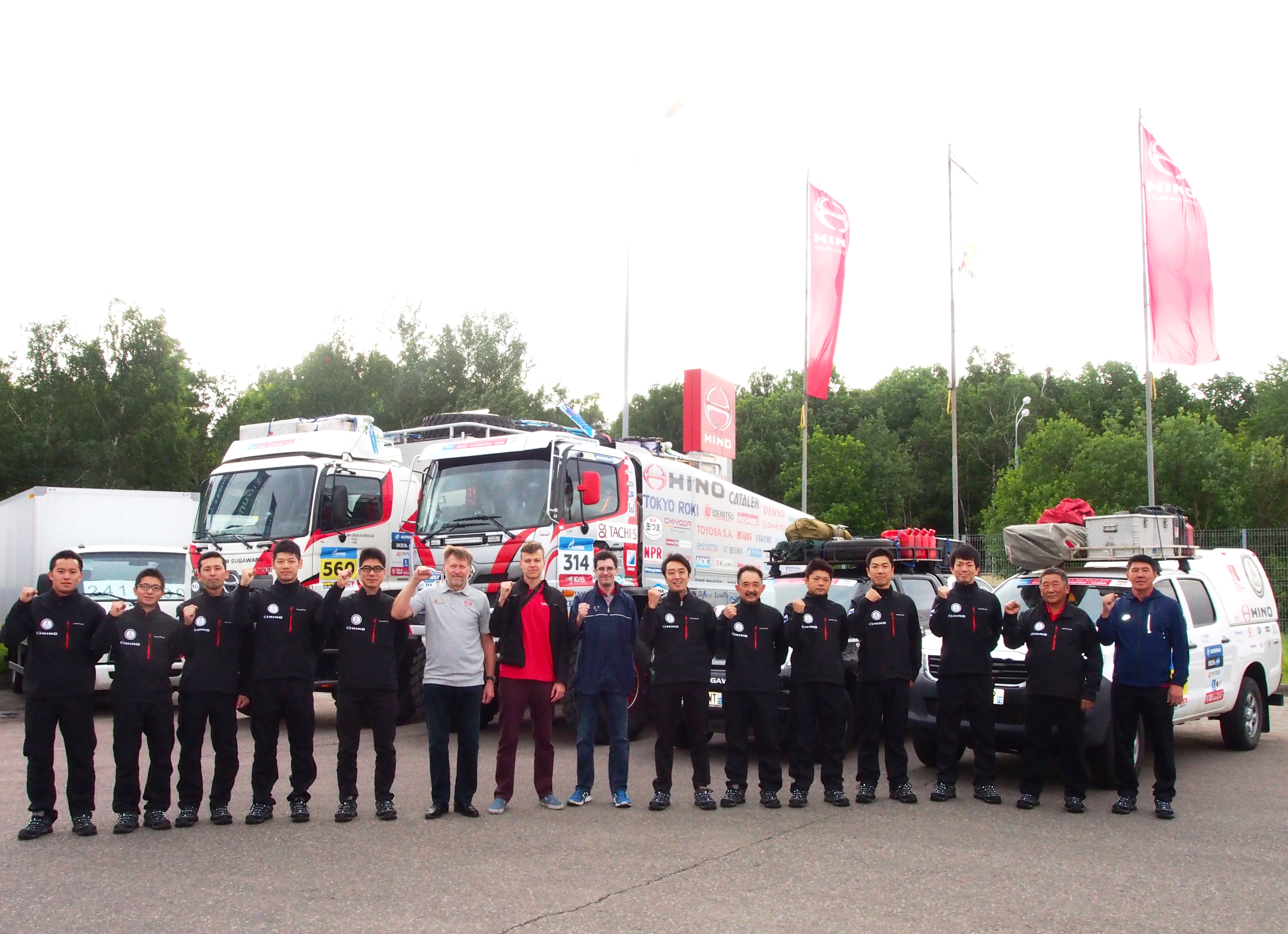 Команда HINO – успешно пройден «Шёлковый путь» 2017!