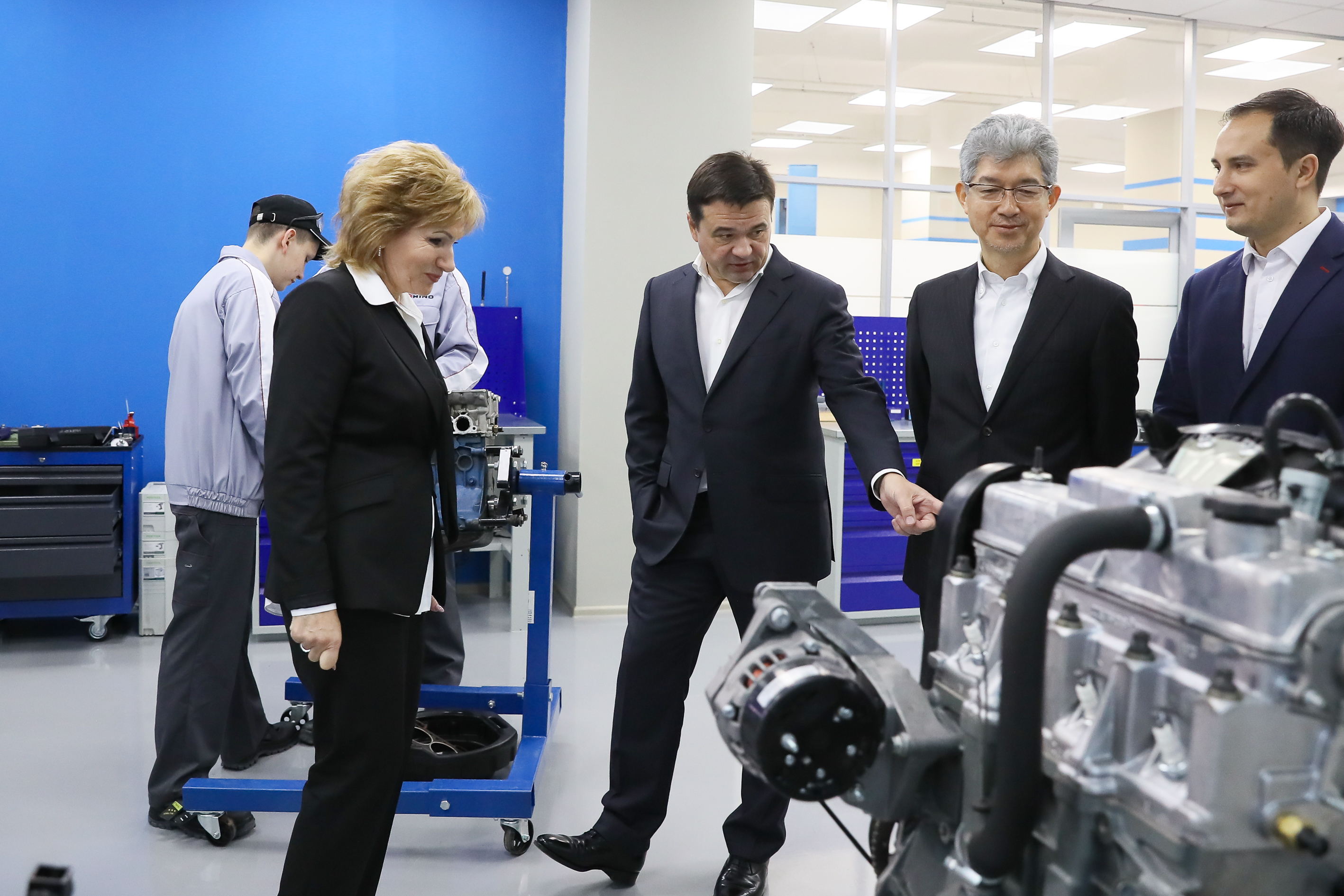 Открытие учебно-тренировочного комплекса HINO на базе Химкинского техникума 