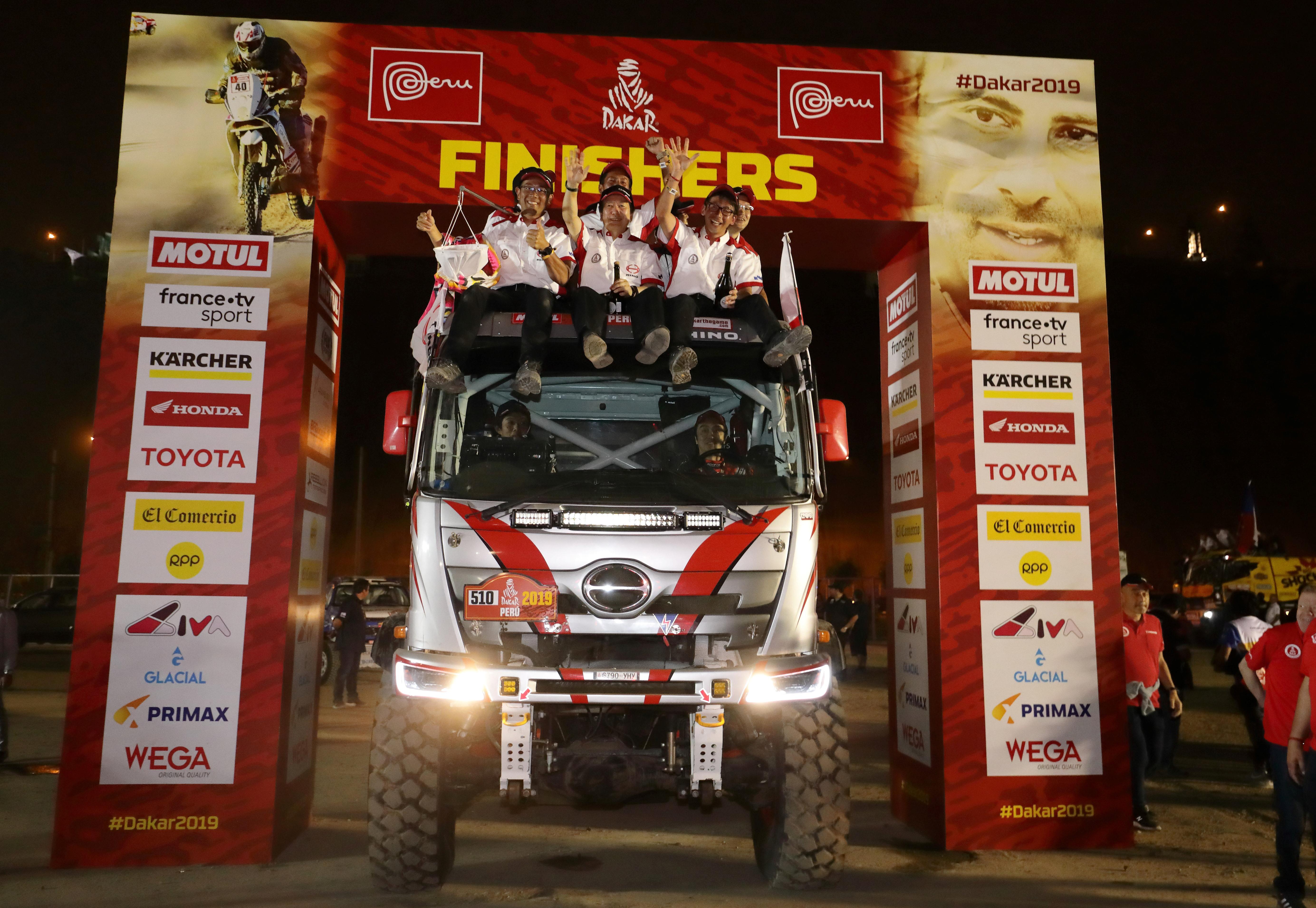 Команда HINO успешно финишировала на ралли «Дакар» 2019