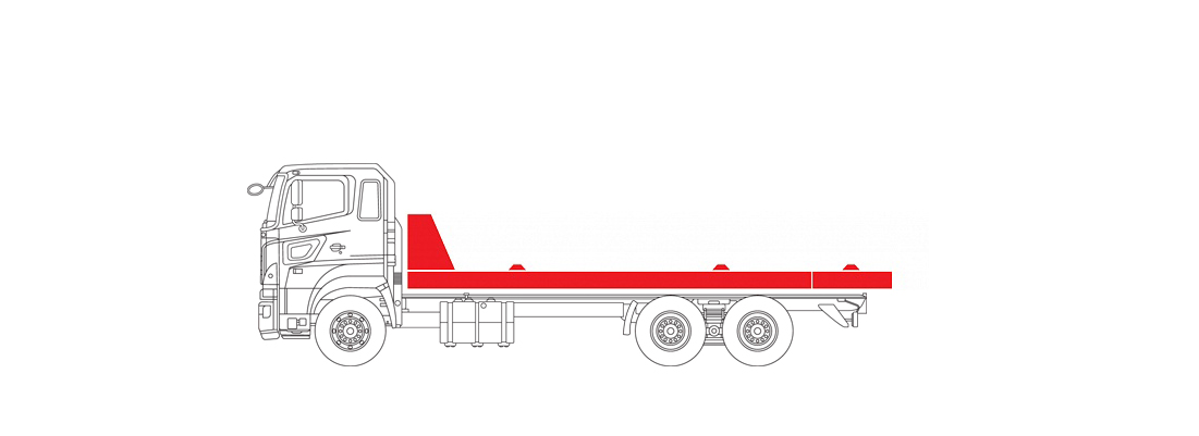 Эвакуатор с подвижной платформой и лебедкой