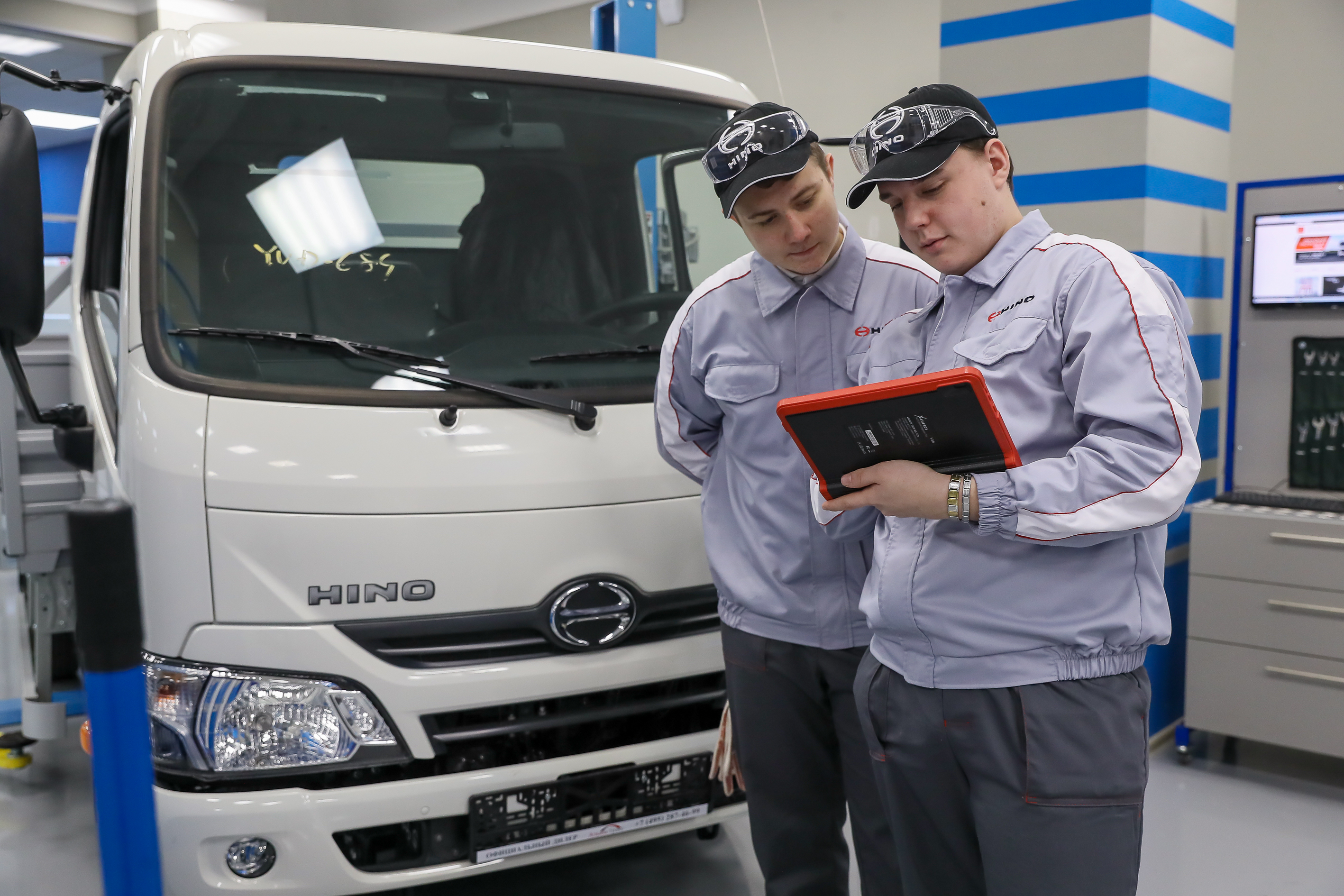 Открытие учебно-тренировочного комплекса HINO на базе Химкинского техникума 