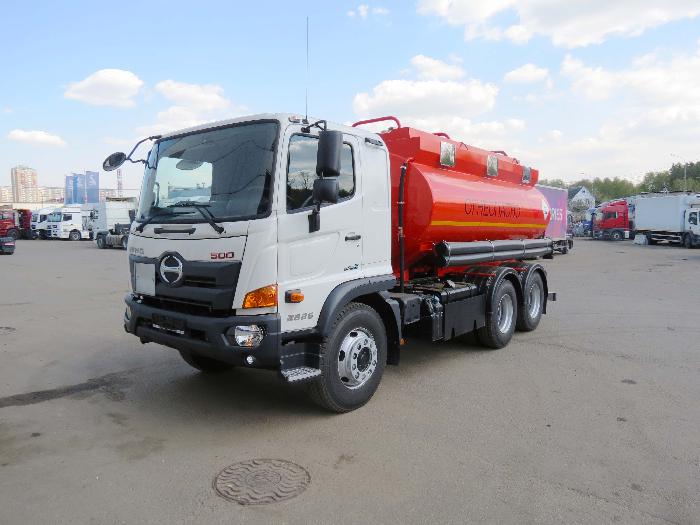 Передача автоцистерны на базе шасси Hino 500 FM