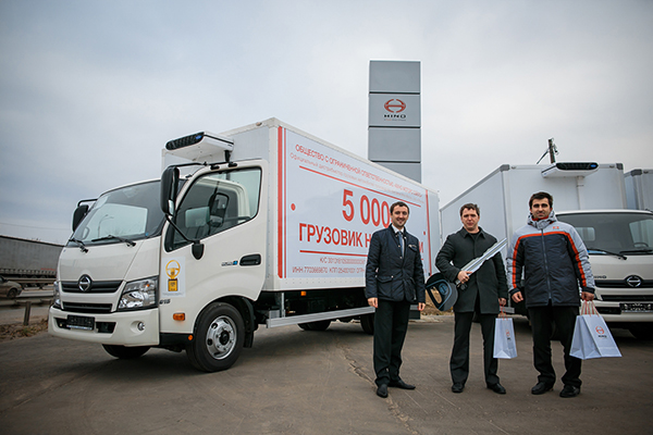 Продан пятитысячный автомобиль HINO в России!