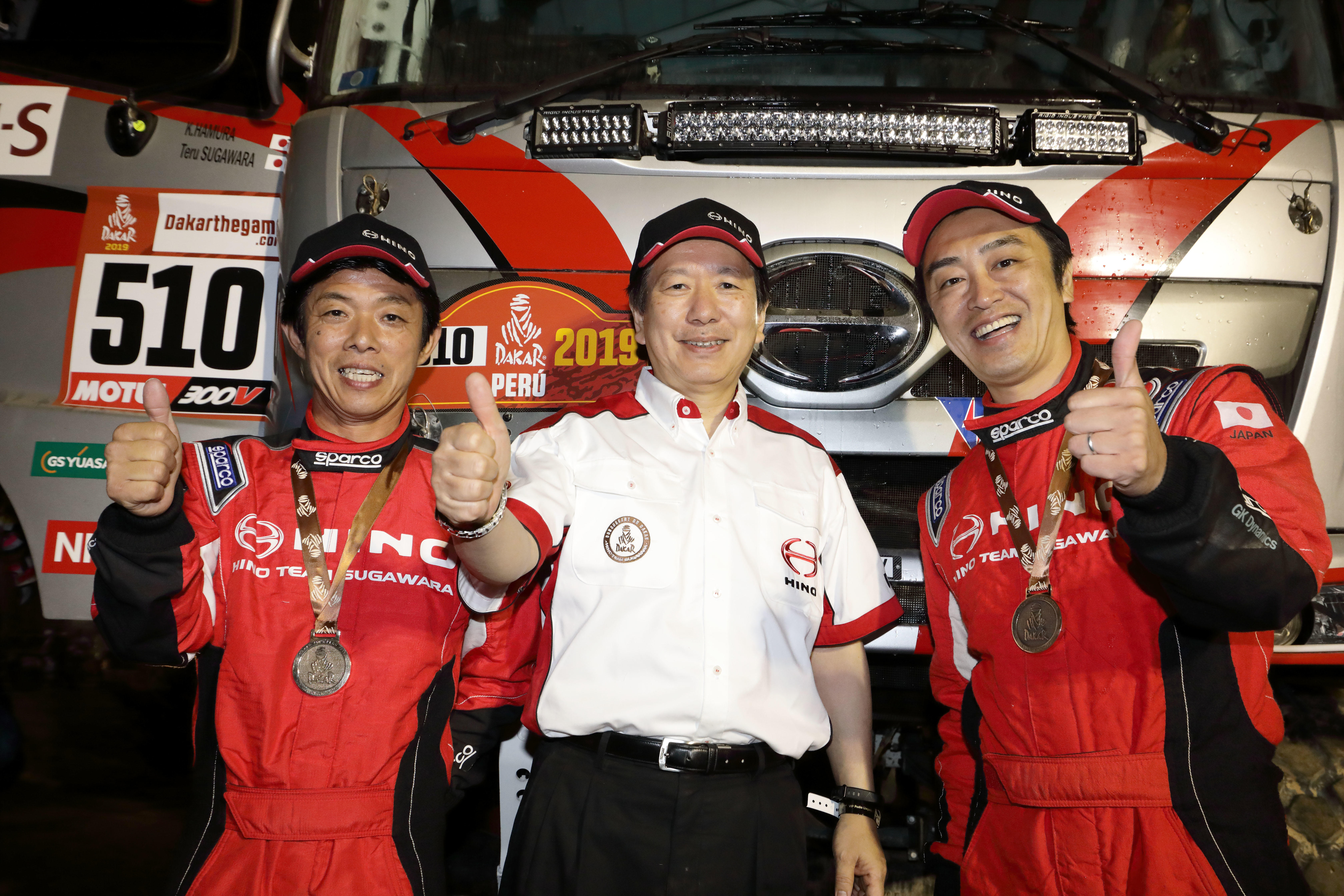 Команда HINO успешно финишировала на ралли «Дакар» 2019