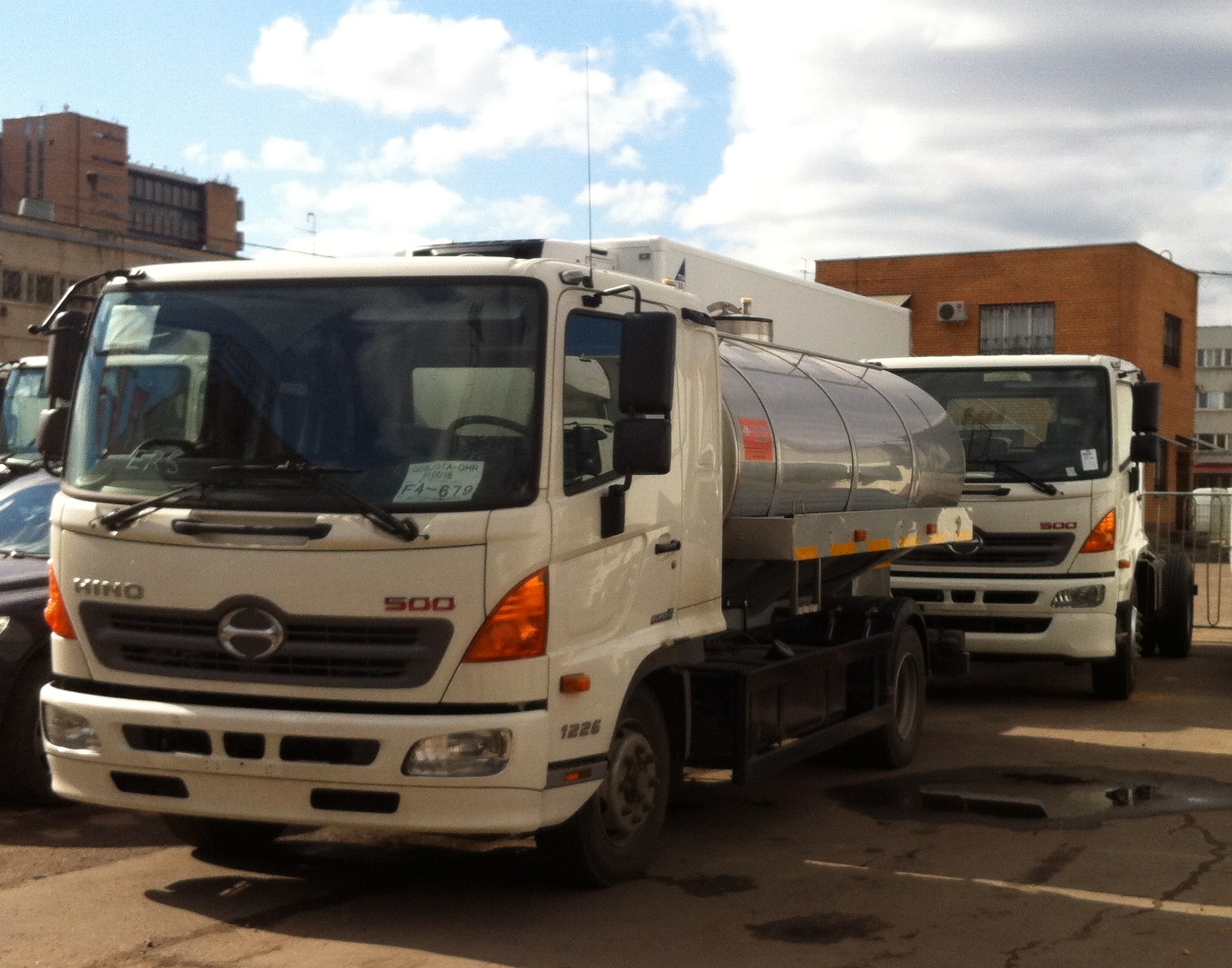 HINO обеспечит питьевой водой Москву и область