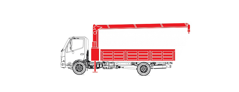 Бортовая платформа с КМУ